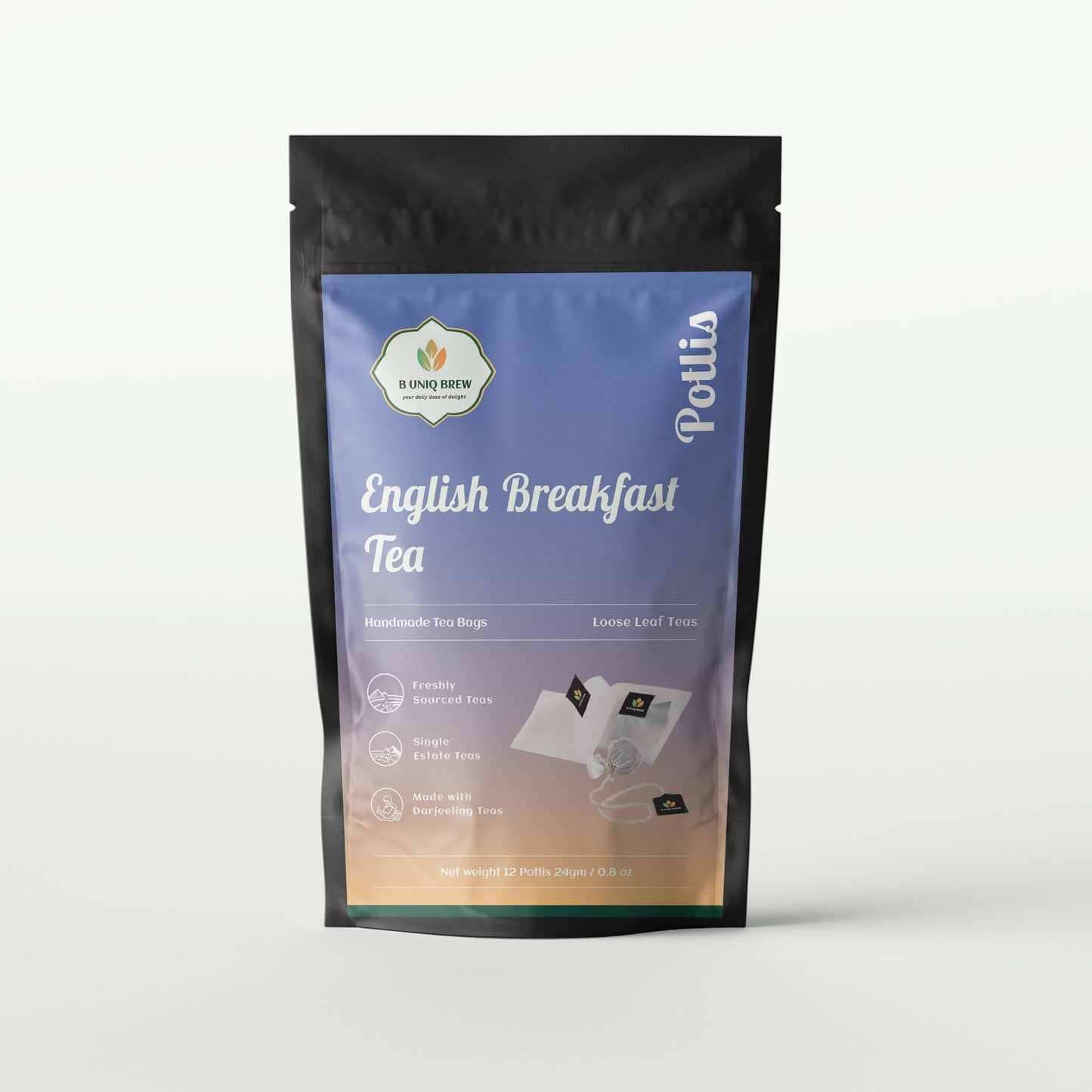English Breakfast in Potlis Tea Bag